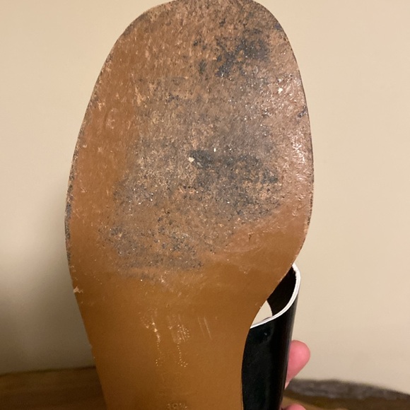 Marni Tan and Black Minimalist Sandals - Picture 9 of 10